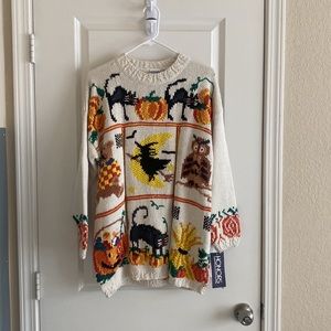 Vintage Honors by Target 80’s 90’s Cable Knit Halloween Sweater Size: Medium